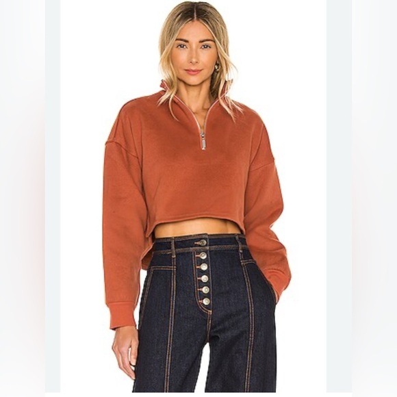 LPA Quinn Fleece Pullover Jacket Cream Sherpa Size Small - Picture 1 of 11